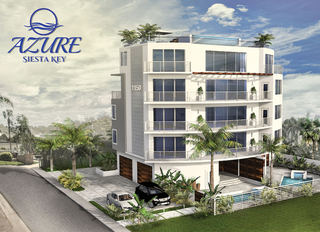 Home-Azure-Siesta-Key Artist rendering of Azure Siesta Key condo building